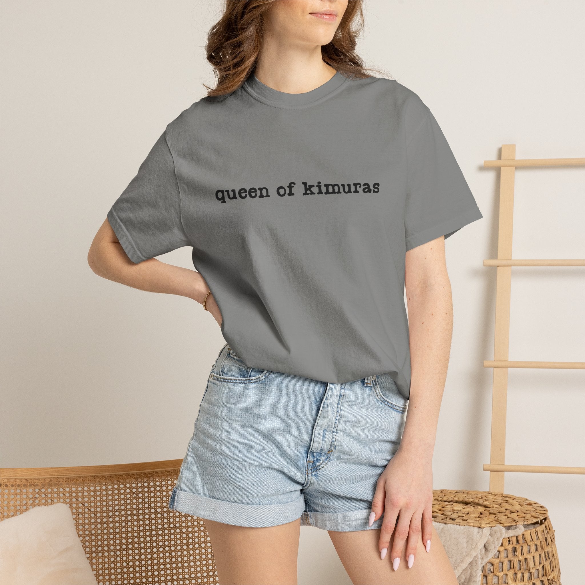 Queen of Kimuras T-Shirt — Minimal Text Graphic Tee