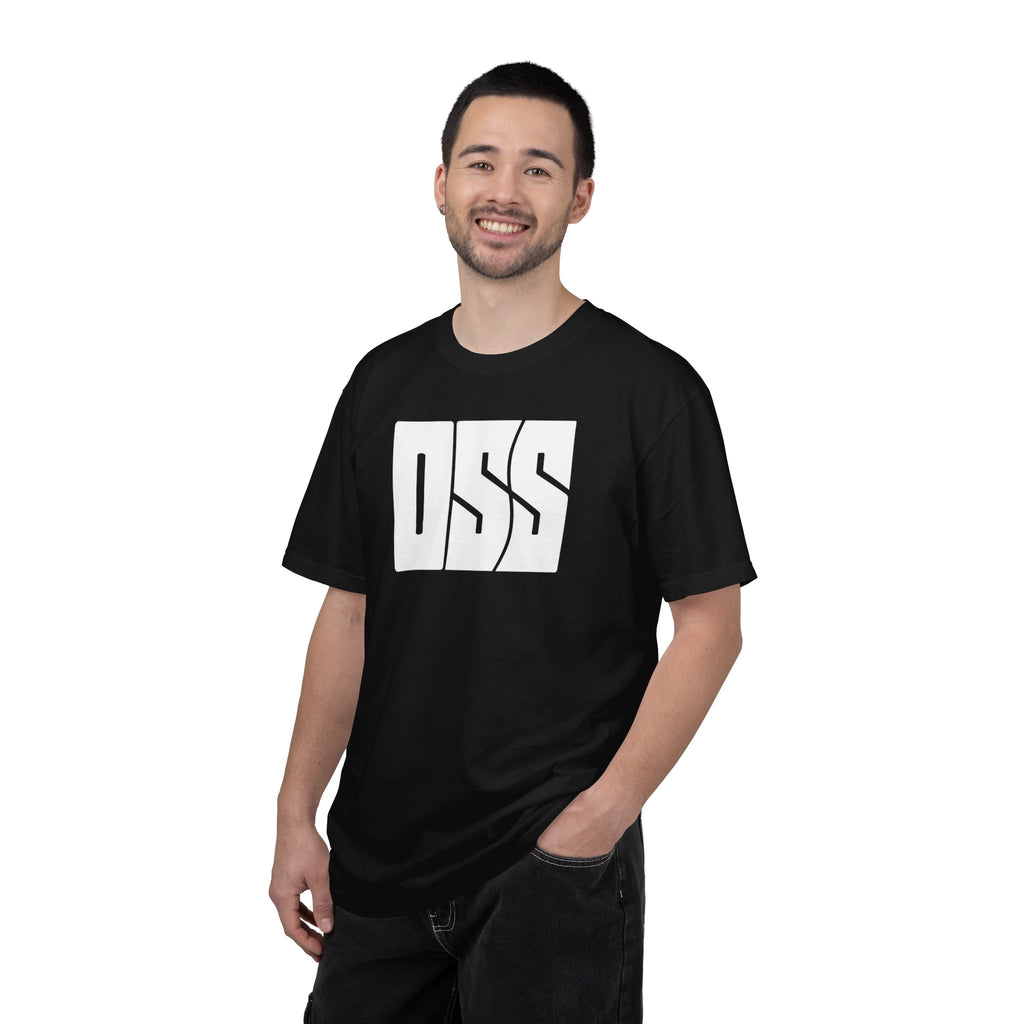 Oss brazilian jiu jitsu text graphic tee