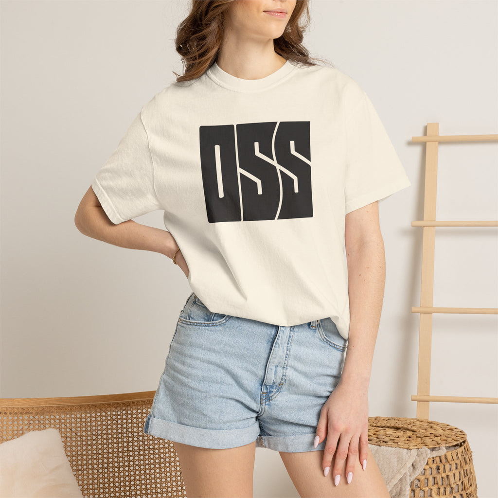 Oss brazilian jiu jitsu text graphic tee