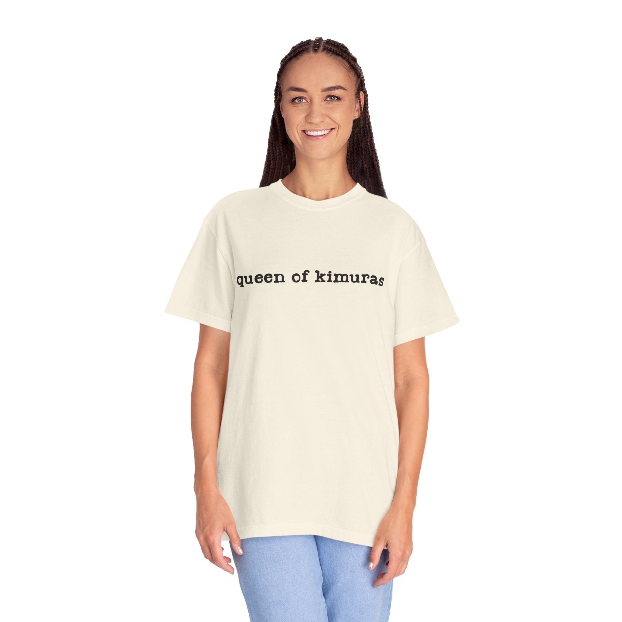 Queen of Kimuras T-Shirt — Minimal Text Graphic Tee