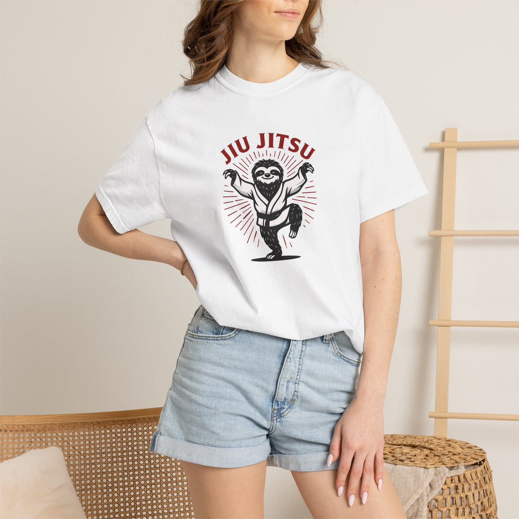 Jiu Jitsu Posing Sloth T-Shirt