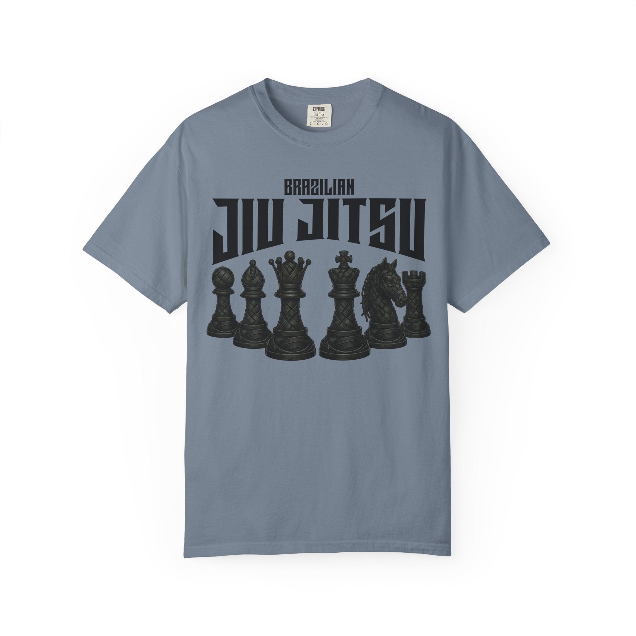 Brazilian Jiu-Jitsu Chess Pieces T-Shirt - black
