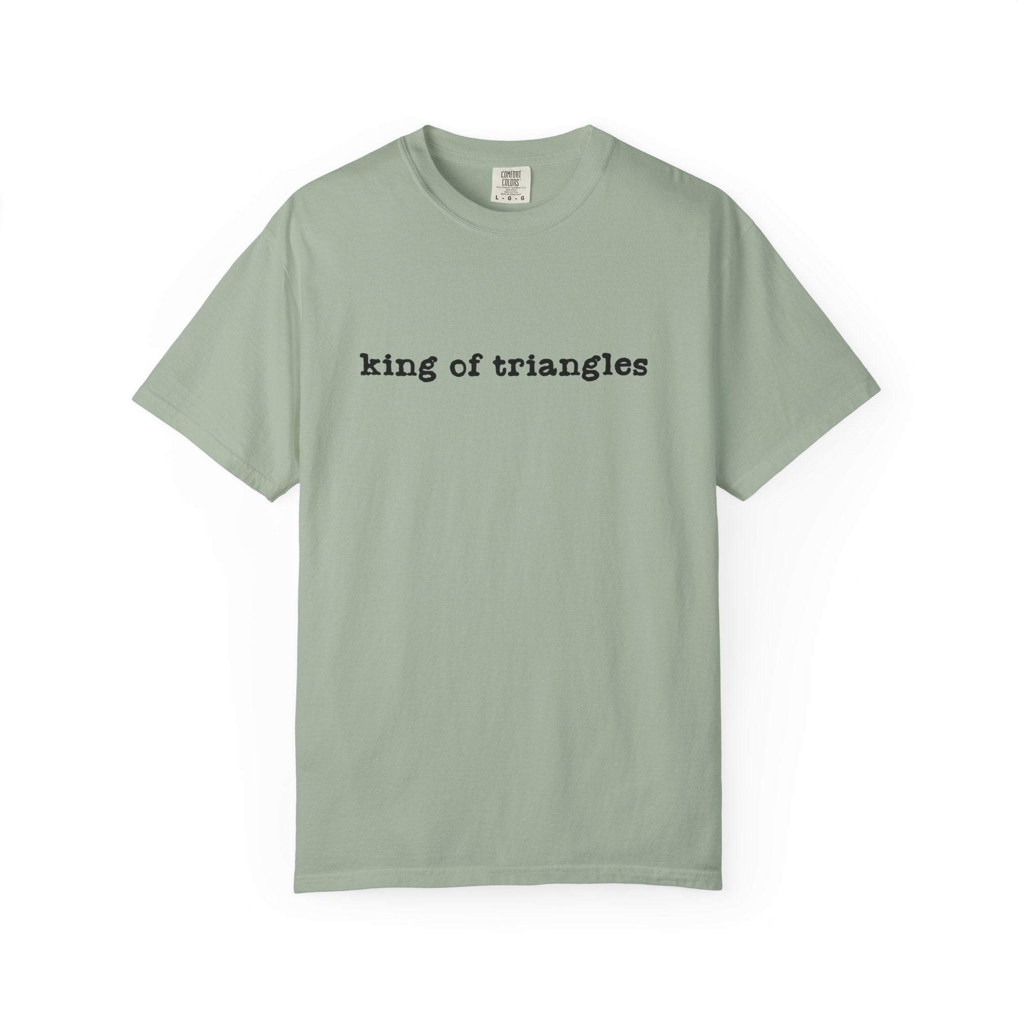 King of Triangles T-Shirt — Minimalist Graphic Tee