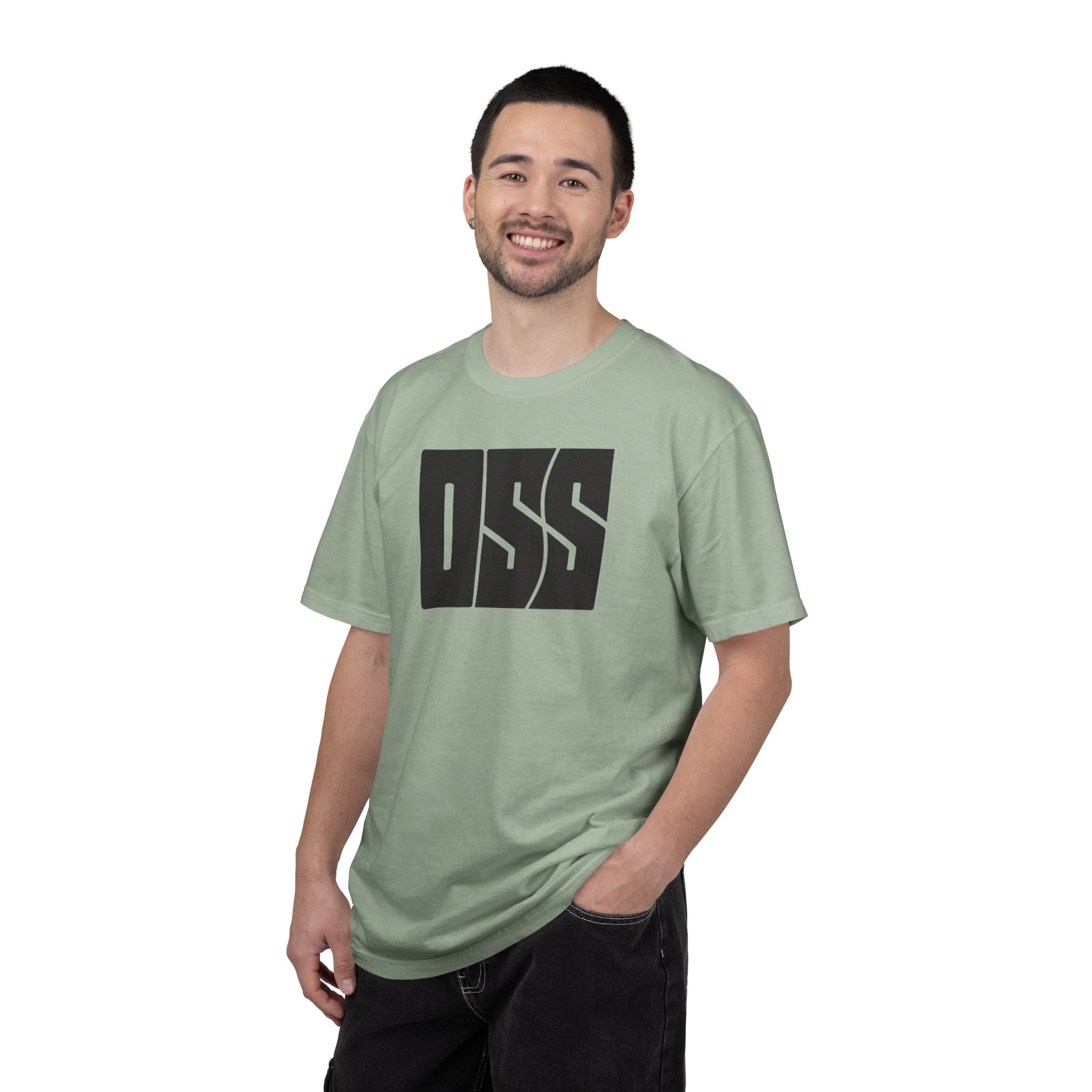 Oss brazilian jiu jitsu text graphic tee