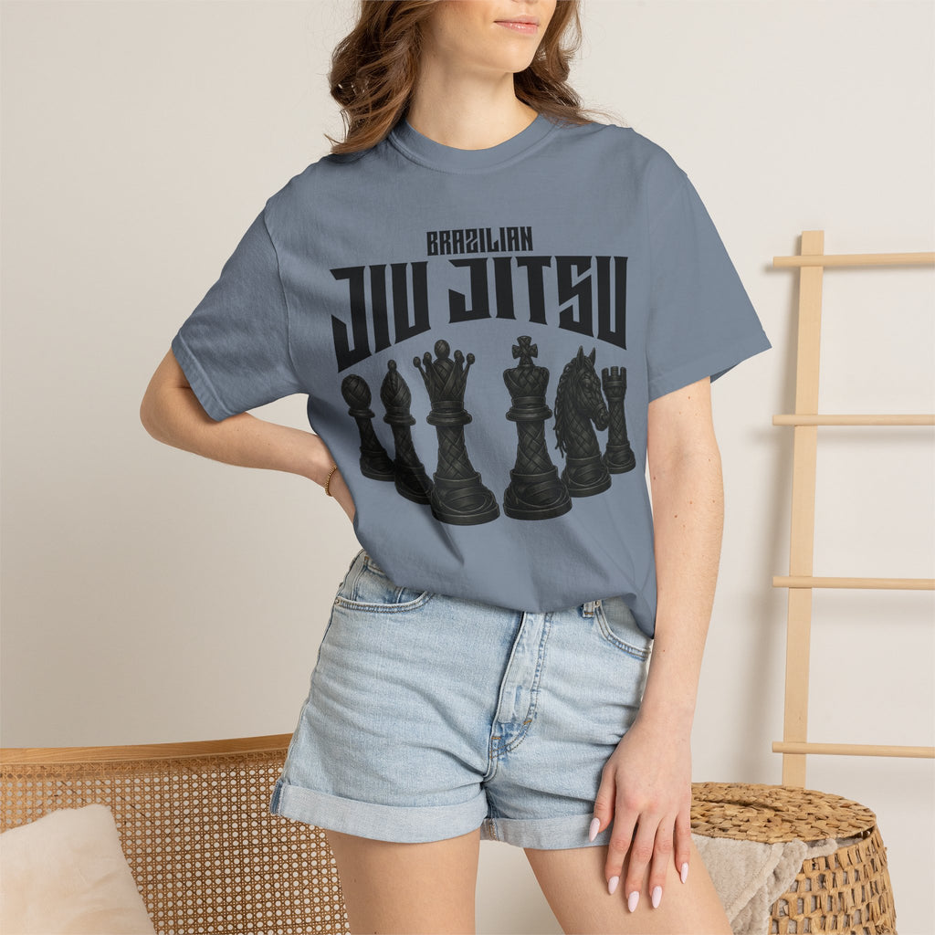 Brazilian Jiu-Jitsu Chess Pieces T-Shirt - black