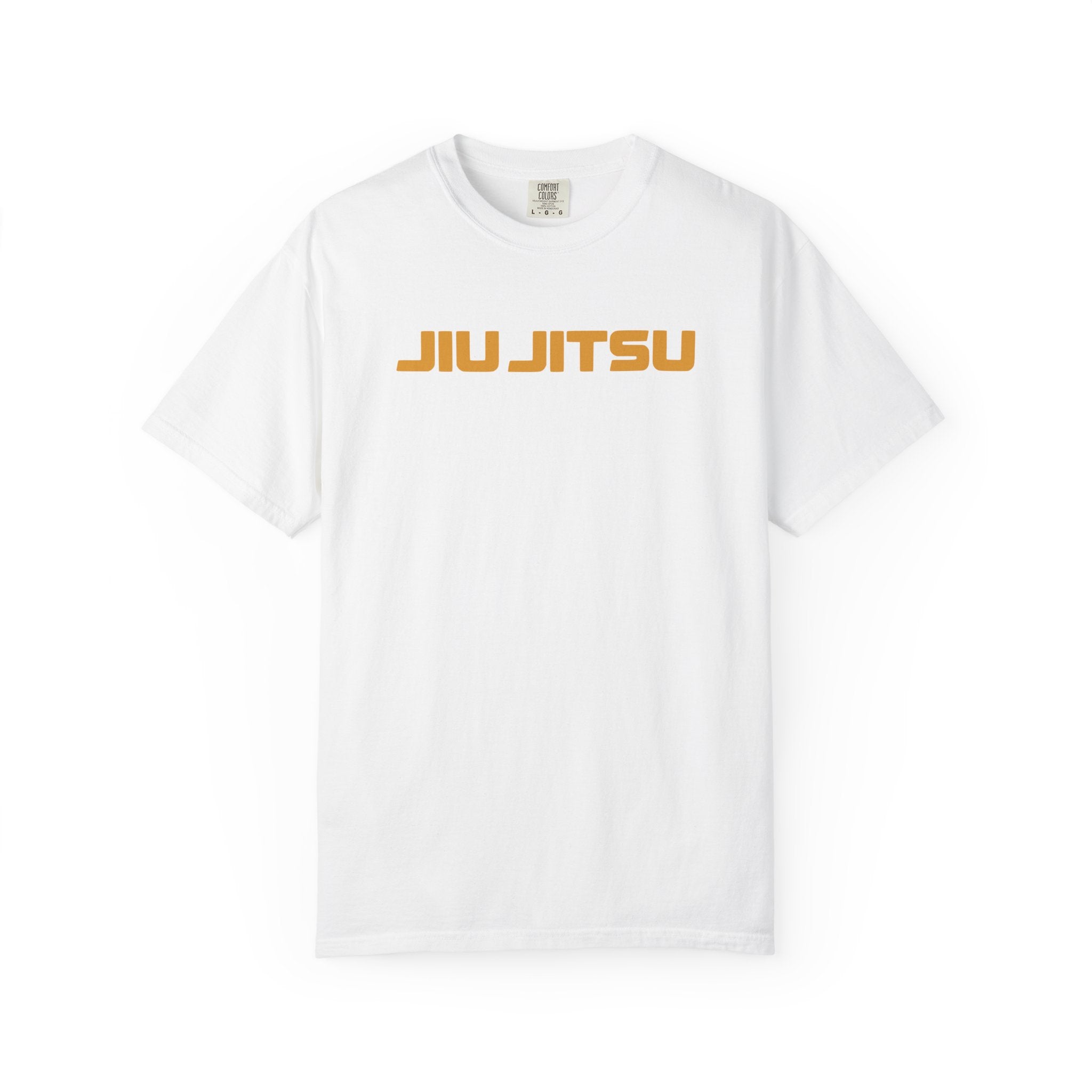 orange jiu jitsu logo plain t-shirt