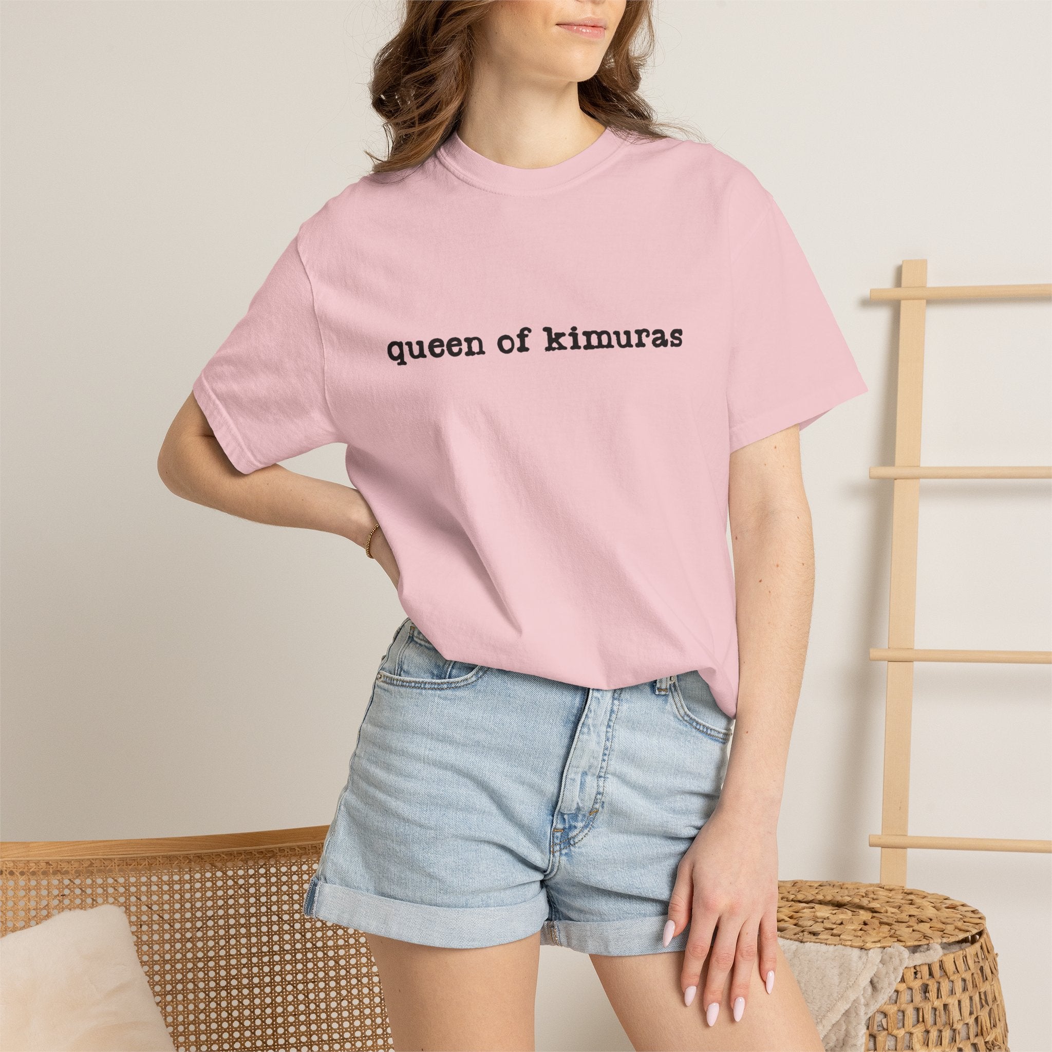 Queen of Kimuras T-Shirt — Minimal Text Graphic Tee