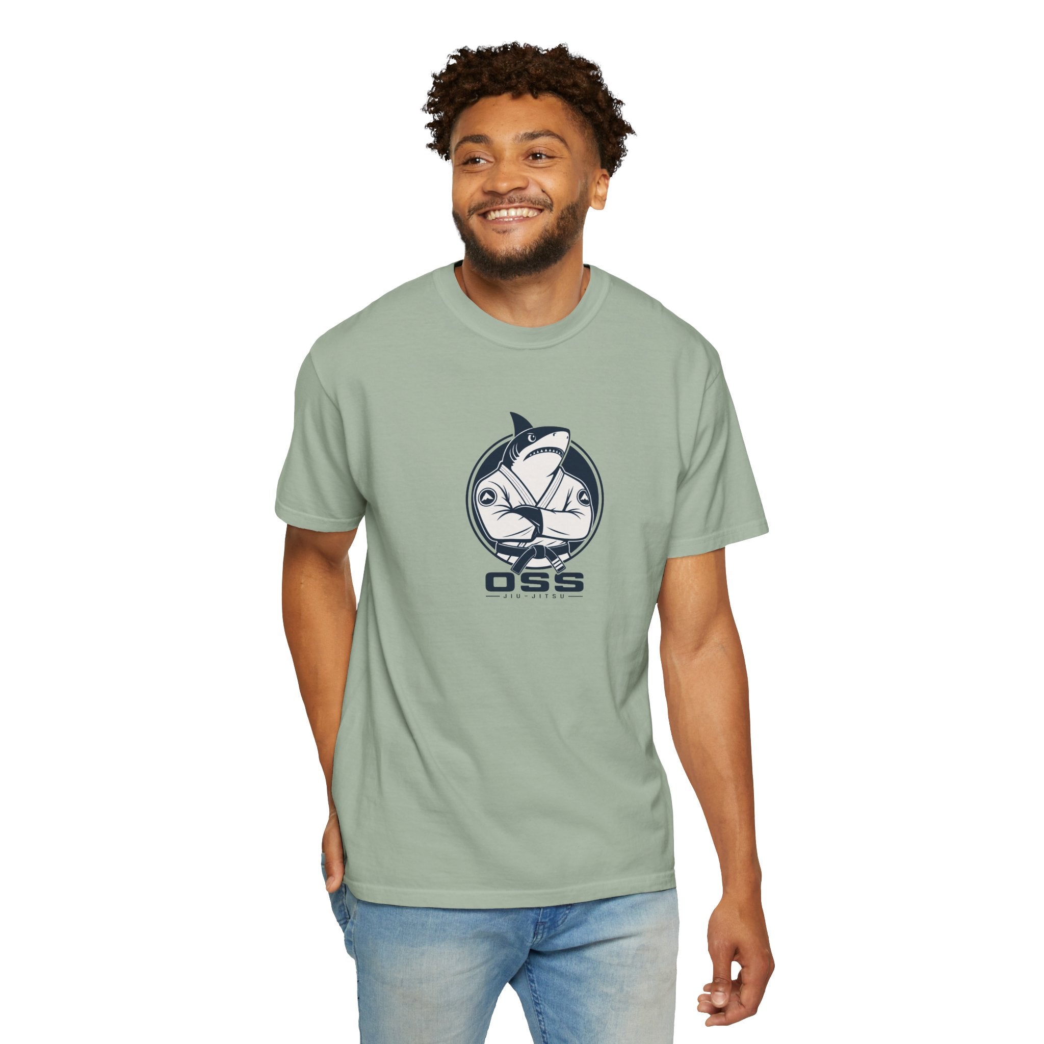 Jiu Jitsu Shark Logo Tee - OSS Graphic T-Shirt