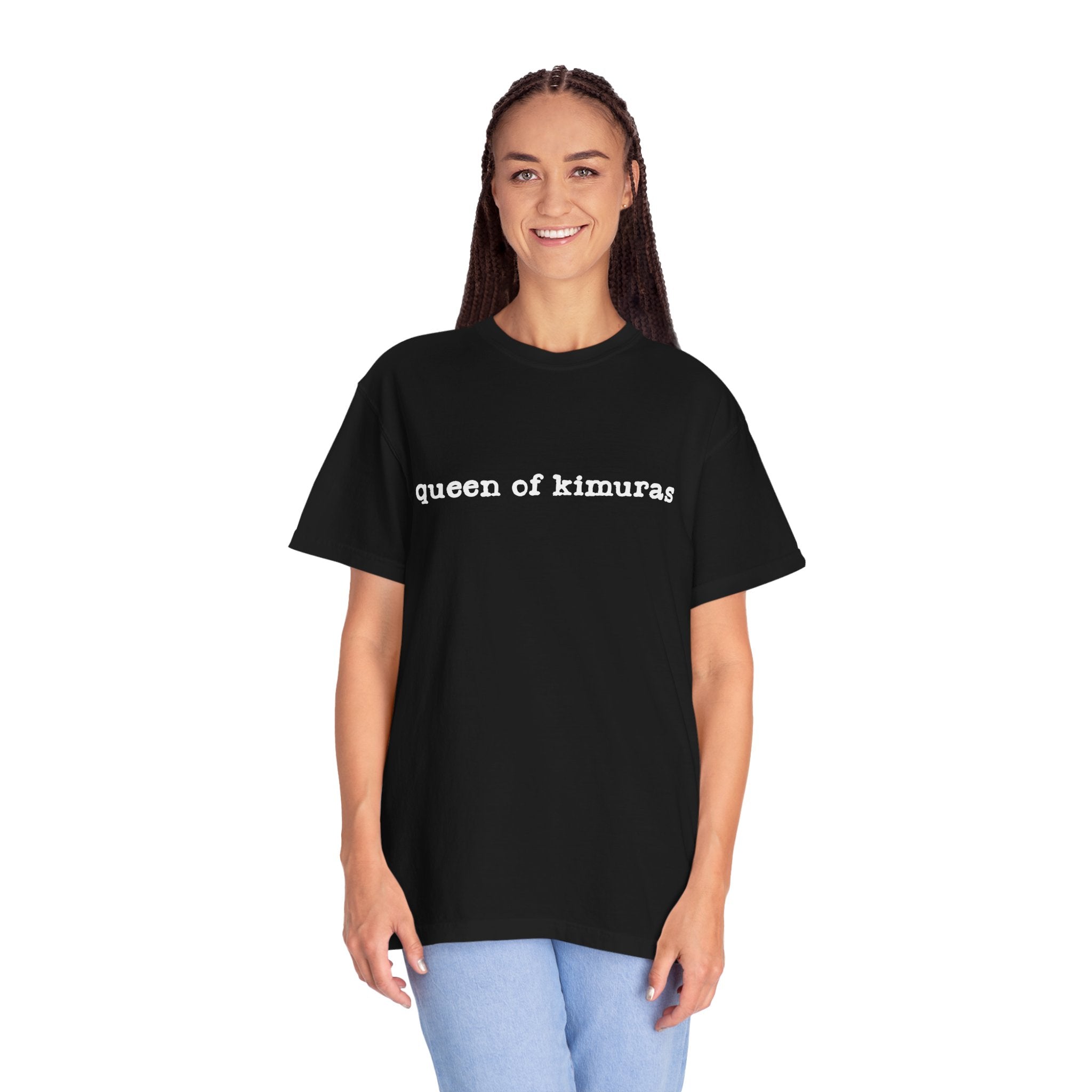 Queen of Kimuras T-Shirt — Minimal Text Graphic Tee