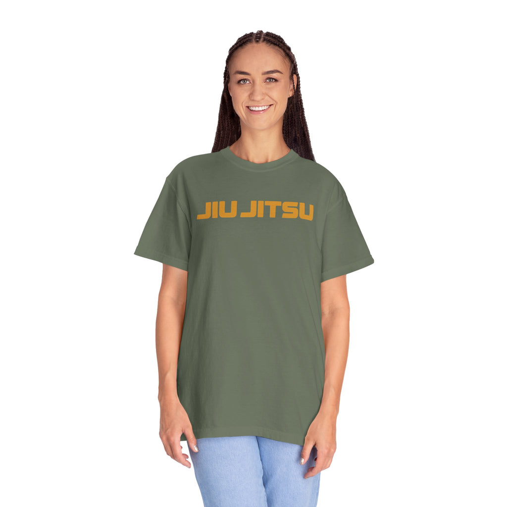 orange jiu jitsu logo plain t-shirt