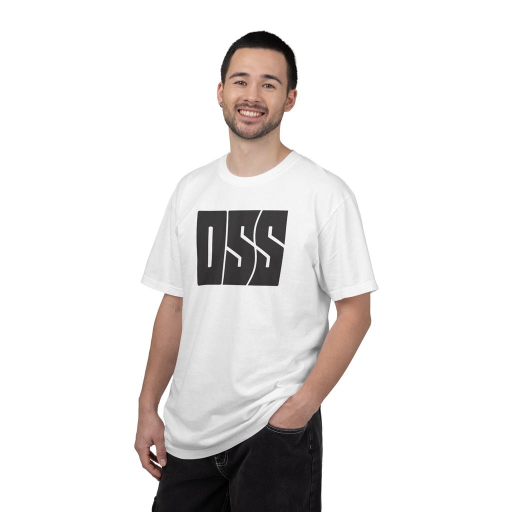 Oss brazilian jiu jitsu text graphic tee