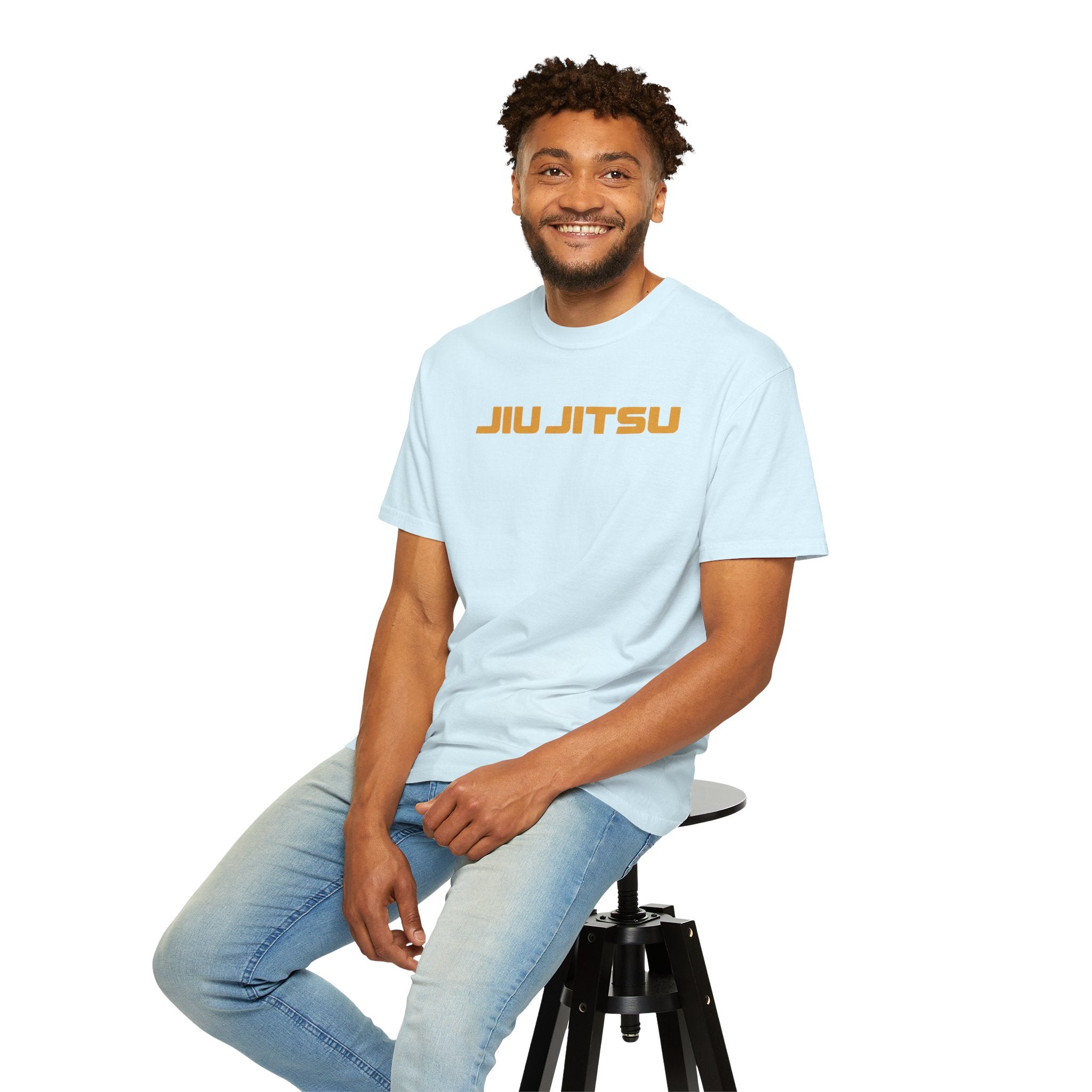 orange jiu jitsu logo plain t-shirt