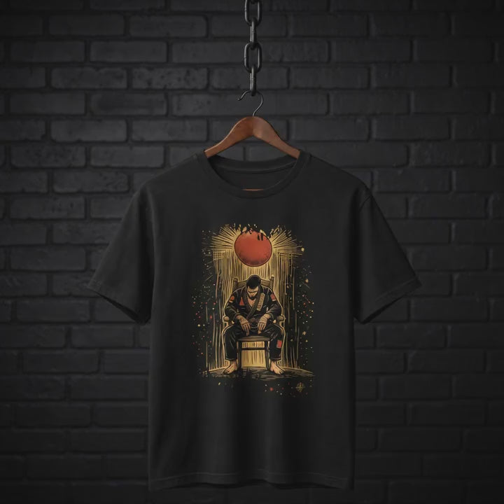 The Rising Sun Warrior: Brazilian Jiu-Jitsu Illustrated Tee